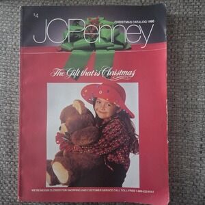 Vintage JCPenney Christmas Catalog 1990 90s Nostalgia Gift Wish Book